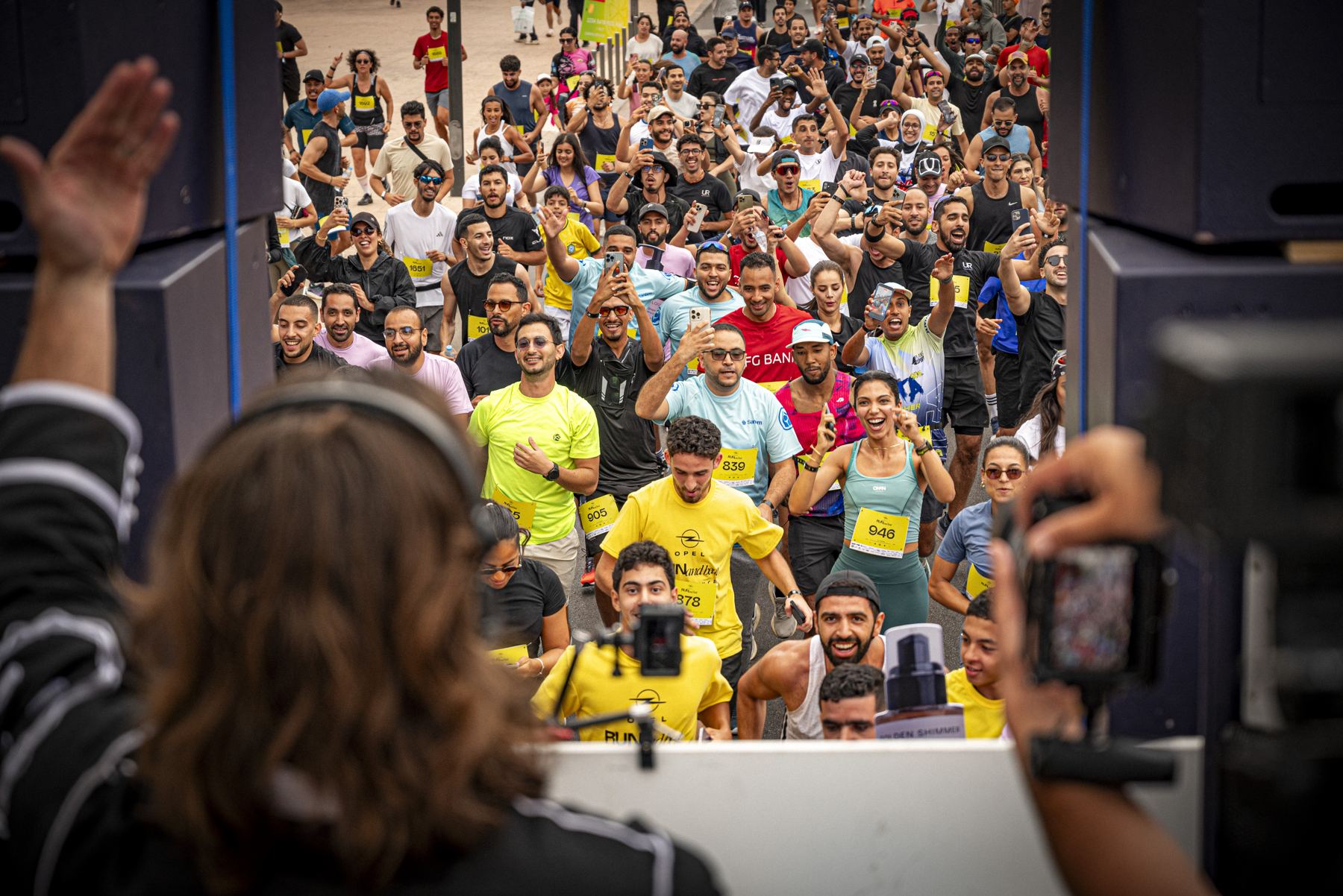 The start line